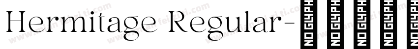 Hermitage Regular字体转换